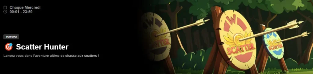 Scatter Hunter sur WINOUI CASINO