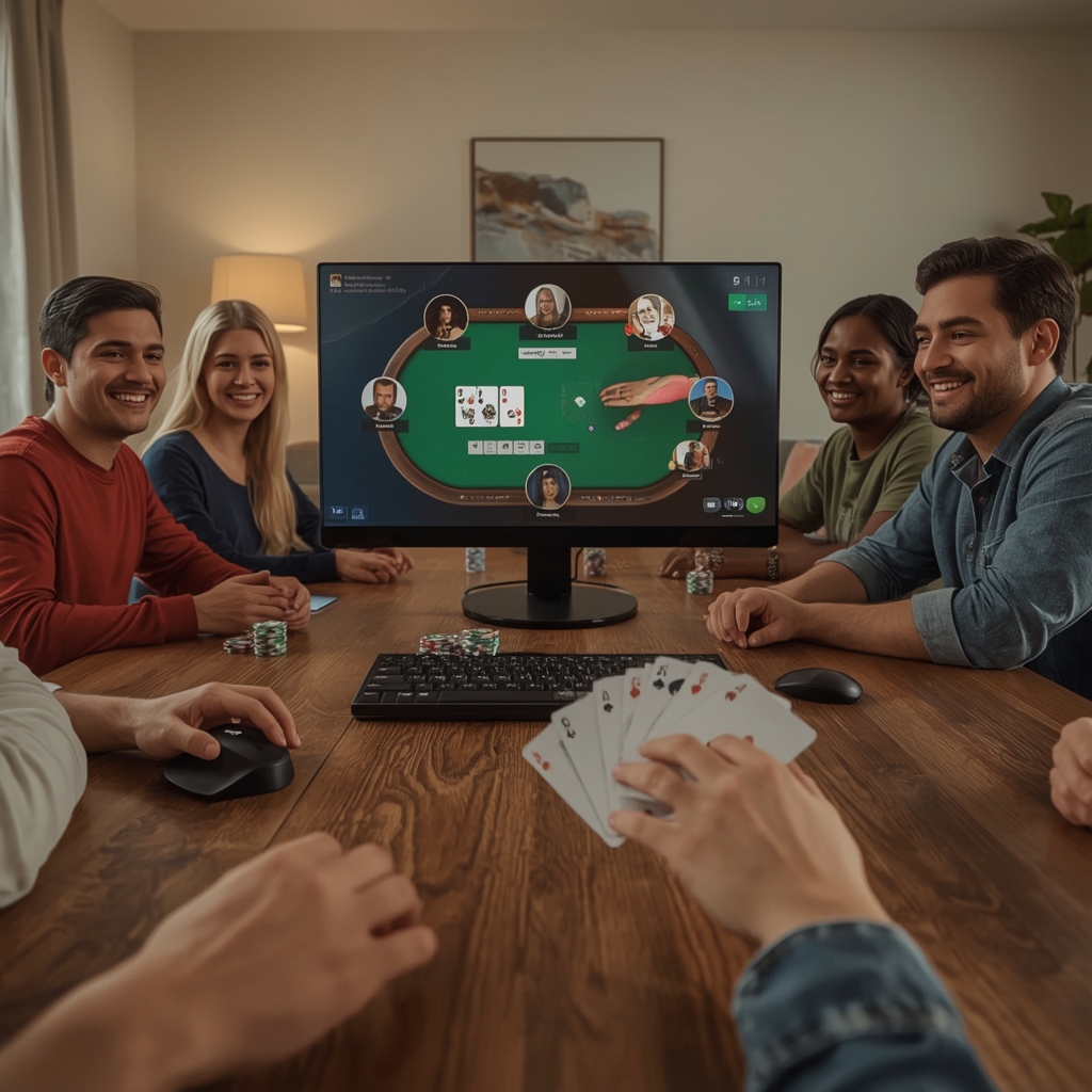 partie de poker en ligne sur WINOUI CASINO