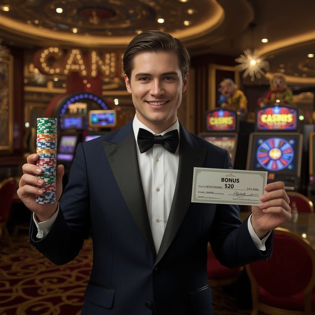 bonus dans les mains d’un joueur de WINOUI CASINO