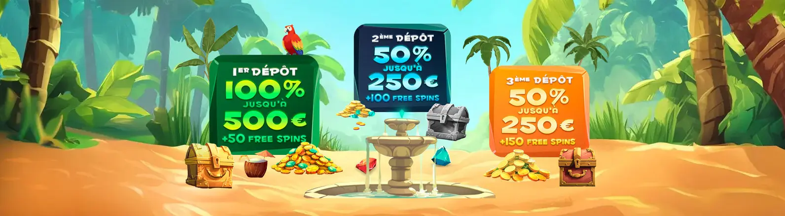100% UP TO 2,000 € + 200 FS pour bien commencer WINOUI CASINO